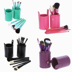 wholesale no logo high quality best price 12 pcs makeup tool 12pcs make uo brush set goat hair