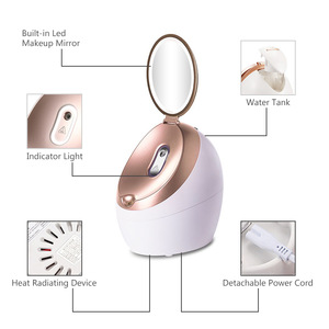 With makeup mirror nano ionic deep cleansing face wash moisturizer vapozone facial steamer