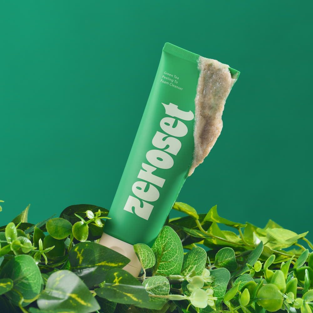 Zeroset Green Tea Peeling To Foam Cleanser 120g