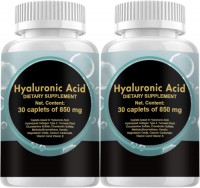 Hyaluronic Acid 850 mg – 60 Caplets | Hyaluronic Acid for Skin Hydration & Joint Support | 2 Pack of 30 Caplets | 60 Day Supply