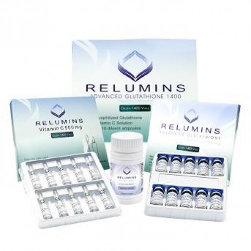 Relumins 1400mg Advance Glutathione 10 Sessions Injection