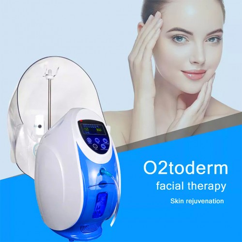 Best Price O2toderm Oxygen Therapy Facial Machine Portable Spray Gun Dome Mask Face Care Anti-aging Skin Rejuvenation Beauty Equipment