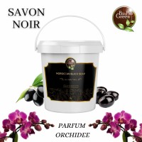 BLACK SOAP WITH ORCHID SCENT