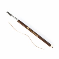 IDA Beauty Double-Sided Wooden Eyebrow Pencil - Waterproof Eyebrow Pencils for Women, Smudge-Proof, 24-Hour Wear | Vitamin-Enriched, Vegan, Halal, Cruelty-Free (1.3g)