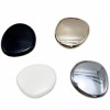 Unique Design Luxury White Zinc Alloy Solid Ointment Box Convenient Rotating Opening Scented Balm Jar