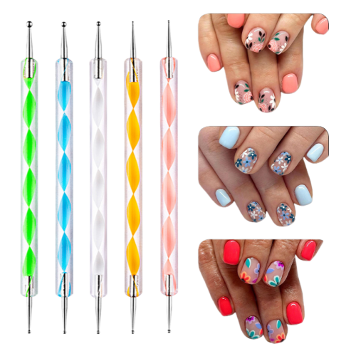 Manicure Short Rod Acrylic Nail Diamond Dotting Tool Pen