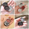 Moon Design Scented Balm Magnetic Metal Zinc Alloy Empty Cometic Box DIY Lipstick Rouge Packaging Lipstick Ointment Jar