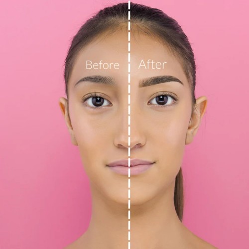 IDA Beauty Double-Sided Wooden Eyebrow Pencil - Waterproof Eyebrow Pencils for Women, Smudge-Proof, 24-Hour Wear | Vitamin-Enriched, Vegan, Halal, Cruelty-Free (1.3g)