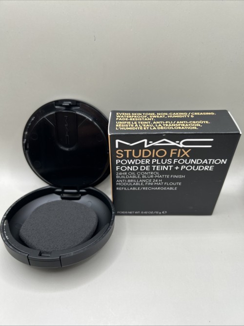 Mac Studio Fix Powder Plus Foundation 24HR Oil Control NC35 NEW FORMULA 0.42oz