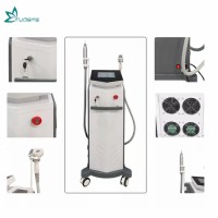 Professional Beauty Equipment 2 in 1 808 Diode Hair ND YAG Tattoo Removal Laser