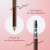 IDA Beauty Double-Sided Wooden Eyebrow Pencil - Waterproof Eyebrow Pencils for Women, Smudge-Proof, 24-Hour Wear | Vitamin-Enriched, Vegan, Halal, Cruelty-Free (1.3g)