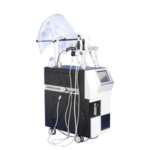 10 in 1 multifunction ultrasonic skin scrubber hydro dermabrasion oxygen jet peel facial care beauty machine