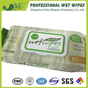 100% Soft Bamboo Fiber Spunlace Refreshing Baby Wipes biodegradable wet wipes