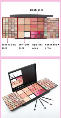 11 Color Eyeshadow, Blush, Lip Gloss, Multi-Function Makeup Palette Set, Face Modification