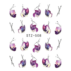 1pcs Nail Sticker Butterfly Flower Water Transfer Decal Sliders for Nail Art Decoration Tattoo Manicure Wraps Tools