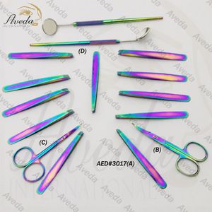 2018 Hot Sale Multy Color Eyebrow Tweeezers / Best Design Eyebrow Tweezers Aveda International