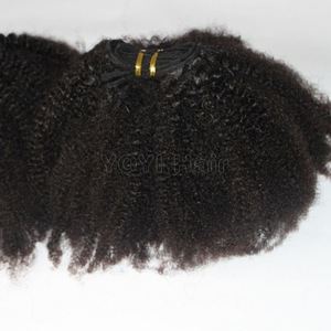 2019 Best selling afro Kinky twist curly hair extensions 4A 4B 4C , Virgin Mongolian puffy afro curly hair
