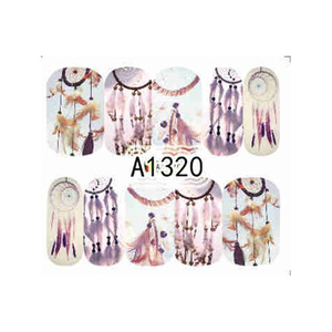 2019 Popular Dreamcatcher Design Water Transfer Nail Art Design For Nail Art