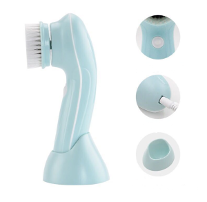 2020 Beauty Care Massage Electric Waterproof Skin Cleanser Brush Wireless Face Brush Facial Cleansing Brush With 6 Head