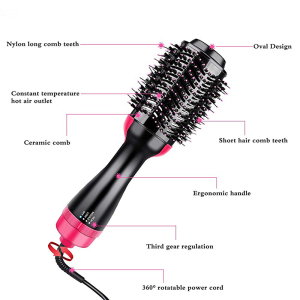 2021 New Hair Brush Straightener Hair Dryer And Volumizer Hot Air Brush