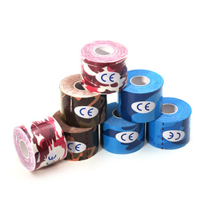 5cm*5m(2&quot;*16.4ft) OEM accepted custom kinesiology recovery sport printed muscle tape for sports safety