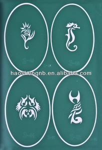 airbrush stencils - nail stencil - tattoo stencil