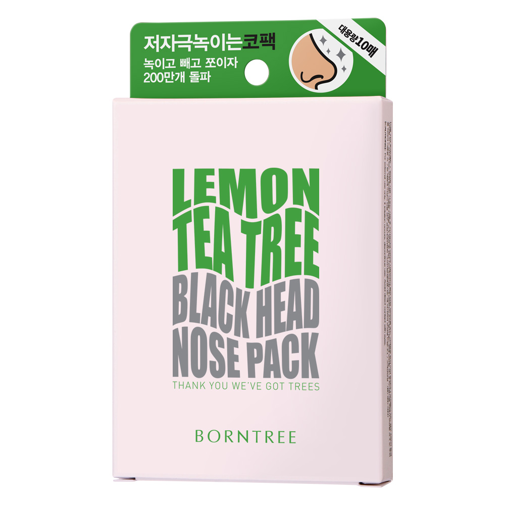 BORNTREE LEMON TEA TREE BLACK HEAD NOSE PACK 3.5 ml * 10 ea
