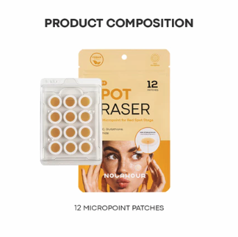 Brightening Microneedle Patch 12 Patches Red Spot Care from Acne Pimple Blemish - Overnight