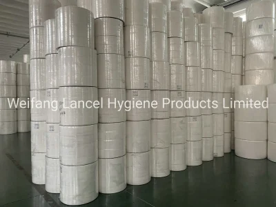 China Virgin Wood Pulp Mother Roll for Toilet Tissue/Napkin Tissue/Towel Tissue
