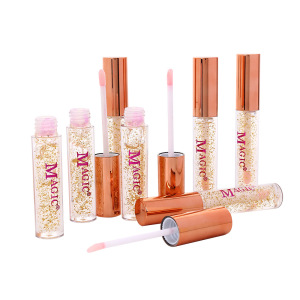 Custom diamond glossy liquid lip gloss private label moisturizing clear lip gloss