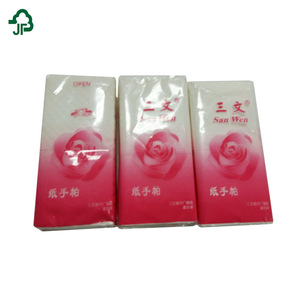 Customize pocket tissue mini paper facial tissue in advertising paper