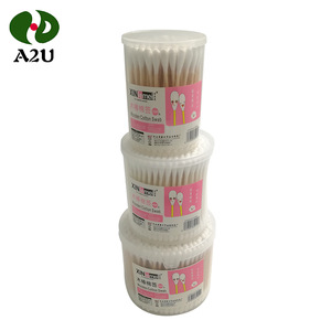 Disposable Ear Bamboo Cotton Swabs Bud For Individually Wrapped