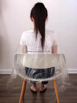 Disposable Hair Dress PE Shampoo Cape