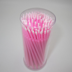 disposable pink micro applicator brush for false eyelashes