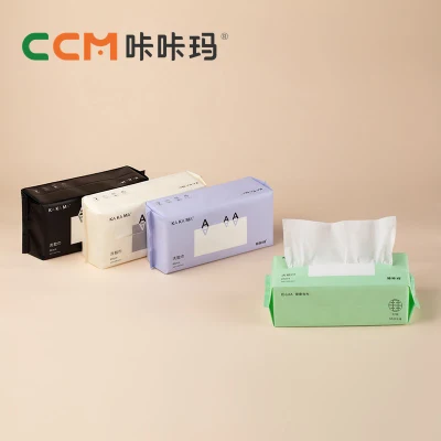 Eco-Friendly Personalized Organic Cotton Face Towels Wholesale Square Disposable Facial Cleaning Towel Cotton Tissue