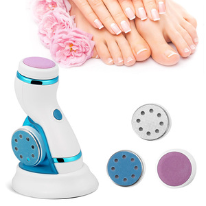 Electric feet scrubber Dead Skin Cuticles Remover Foot Exfoliator Massage Tool Pedicure Device
