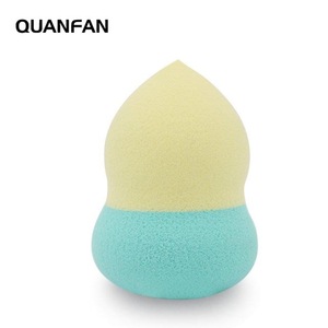 Factory wholesale sponge Washable Two Tones Color Gourd Beauty Sponge Blender Facial Cosmetic Makeup Sponge