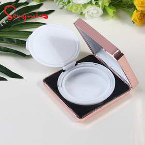 Fashion Face Powder Packaging Empty Square Air Cushion Compact Powder Case