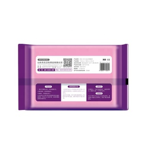 Female Hygiene Intimate Cleaning Wet Tissues Customized