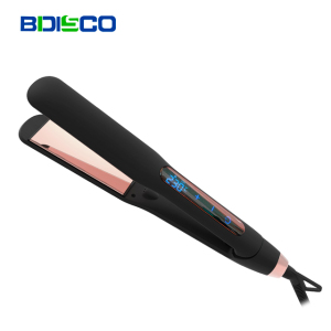 Free sample 1.5 inch Wide plate private label Flat iron  ceramic coating screen touch Hair straightener