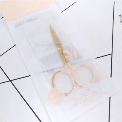 Gold-Plated Beauty Care Eyebrow Clip for Makeup