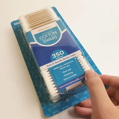 High-Quality Low Price Edged Portable Cleaning Cotton Swabs