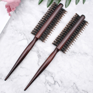 Hot Selling High End Babershop Professional Boar Bristle Round Hair Brush