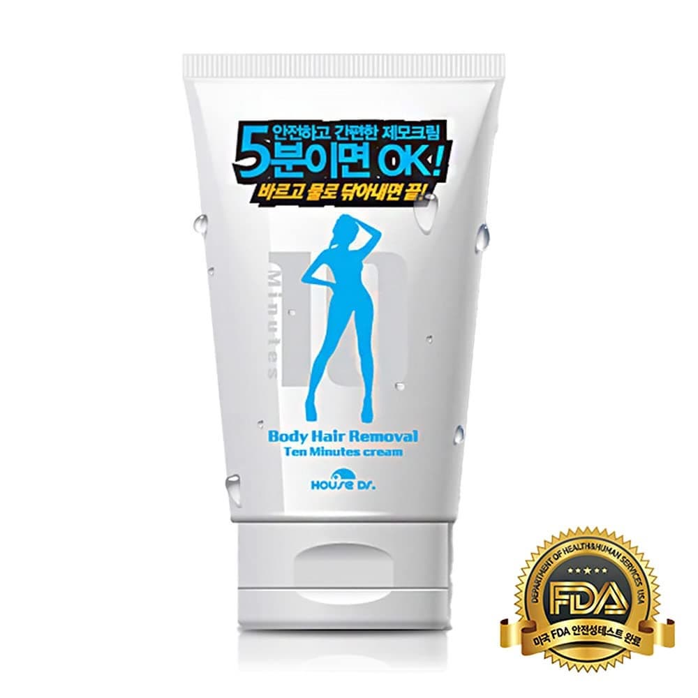 House Dr. Body Hair Removal Ten Minutes Cream Painless Flawless Soothing Depilatory For Women &amp; Men