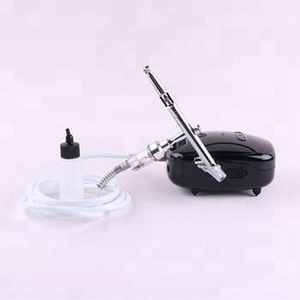 Mini Airbrush With Air-Compressor Kit Use Body Art Set