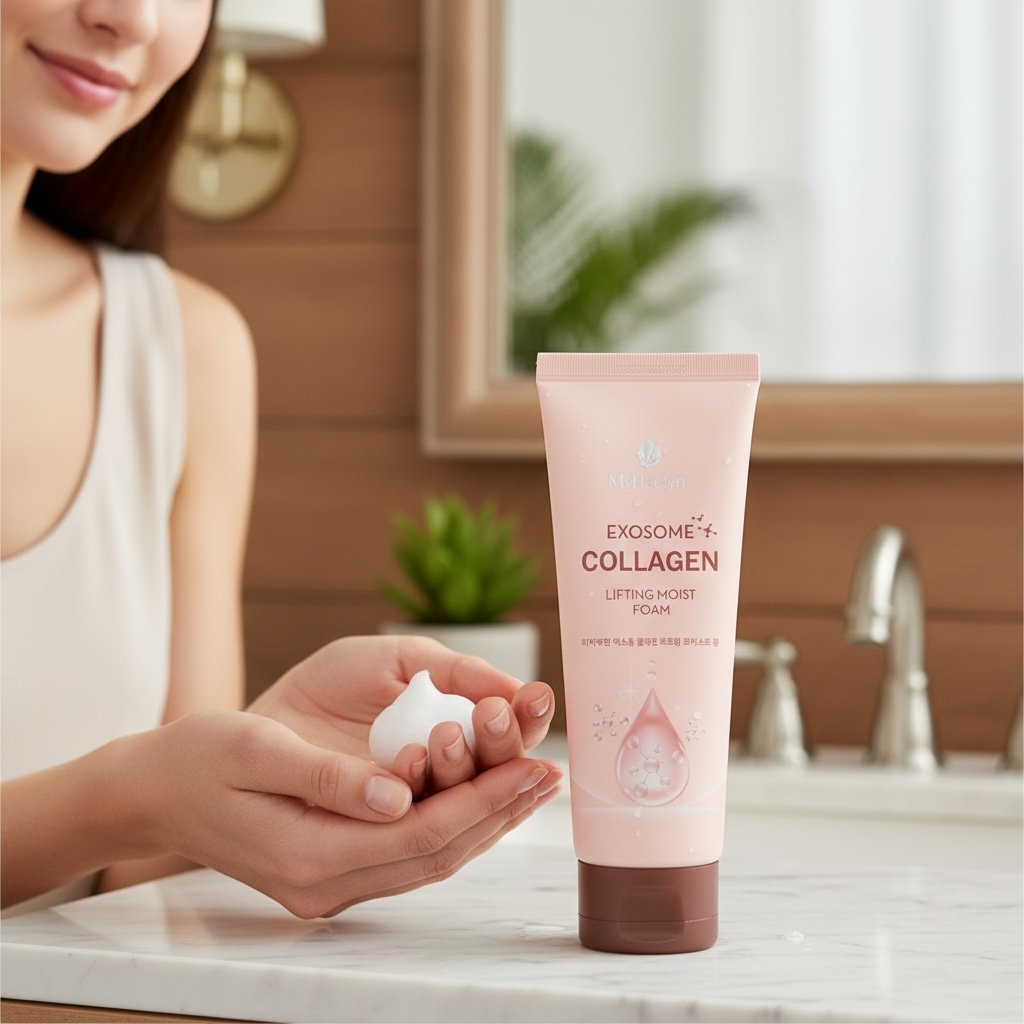 [MyHaelyn] EXOSOME COLLAGEN LIFTING MOIST Cleansing Foam 150ml moisturizing elasticity care 