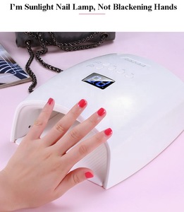 New arrivals 2019 amazon nail equipments gel nail kit with led lamp