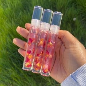 Oil Lipgloss Rose Make Your Own Tube Luxury Red Box Hydrating Filling No Logo Hot Selling Mint Sparkle Flower Lip Gloss