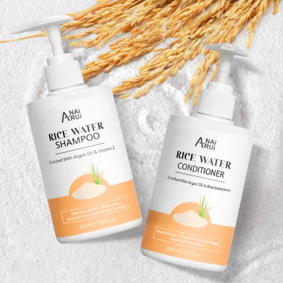 Organic Hair Growth Rice Water Shampoo and Conditioner