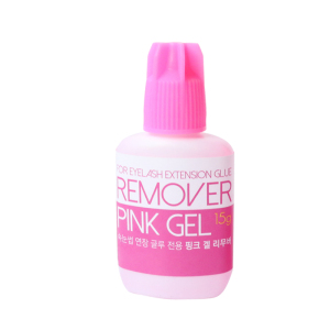 Pink/Clear Gel Remover for Eyelash Extension Glue from Korea Removing Eyelash Extensions